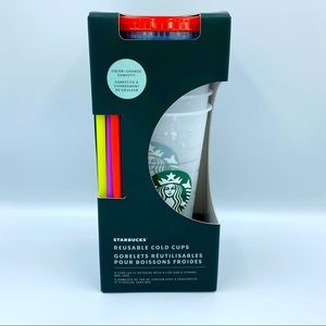 Summer Starbucks Confetti Color Changing Cold Cups